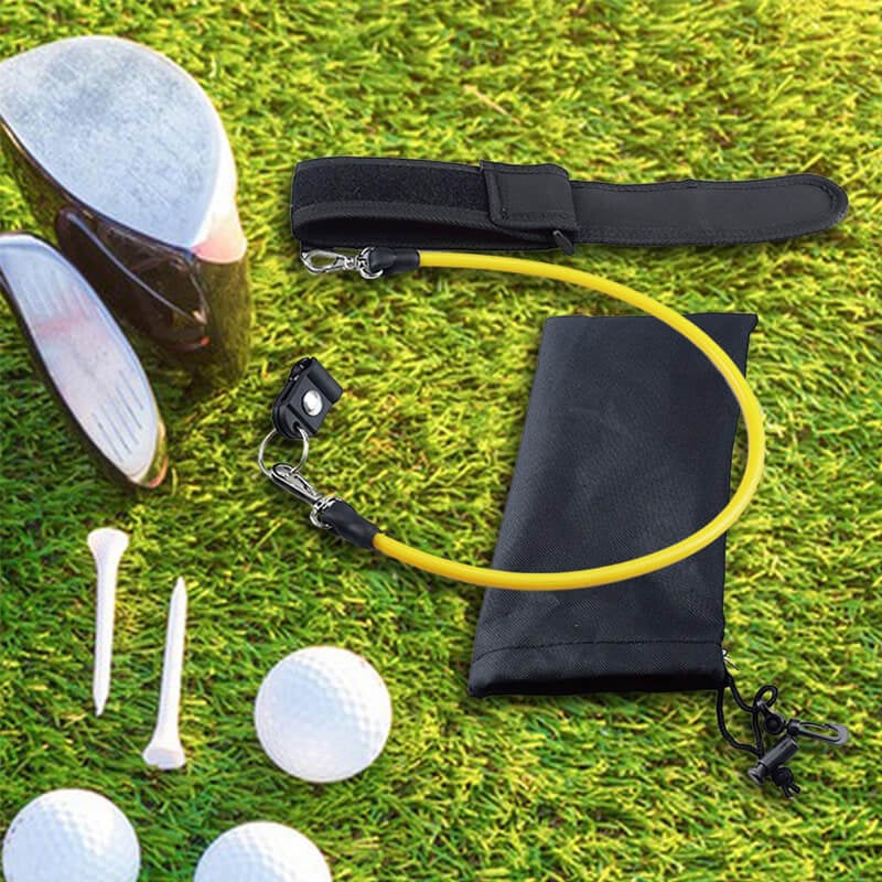 Golf Swing Trainer Latex Resistance Band & Alignment Aid