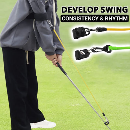Golf Swing Trainer Latex Resistance Band & Alignment Aid