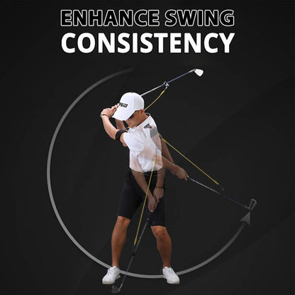 Golf Swing Trainer Latex Resistance Band & Alignment Aid