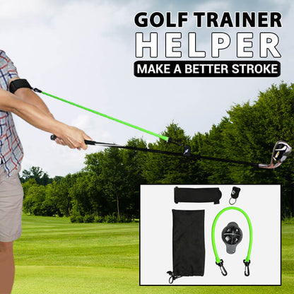 Golf Swing Trainer Latex Resistance Band & Alignment Aid