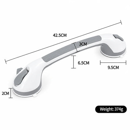 Grab Bar Suction Mount No-Drill Non-Slip 15.7 Inch