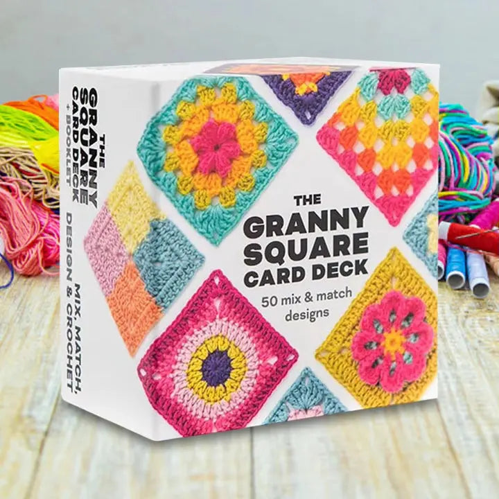 Granny Square Pattern Cards 50 Charted Designs & Booklet