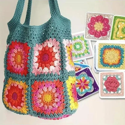 Granny Square Pattern Cards 50 Charted Designs & Booklet