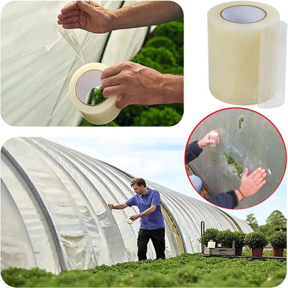 Greenhouse Repair Tape Weatherproof Transparent 10m Roll