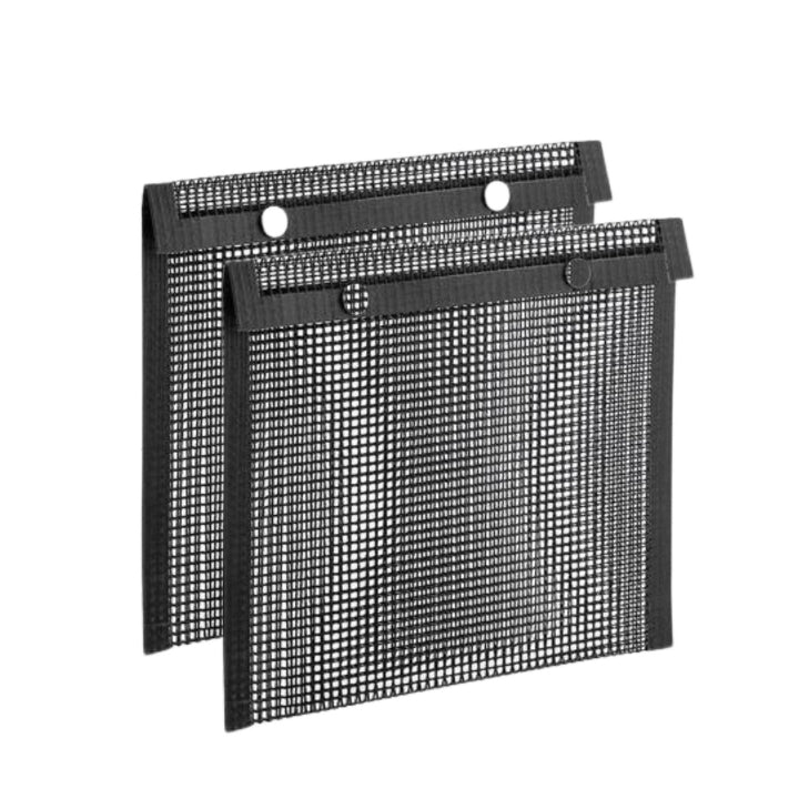 Grill Bags Non-Stick Mesh Dishwasher-Safe Set of 2