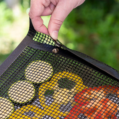 Grill Bags Non-Stick Mesh Dishwasher-Safe Set of 2