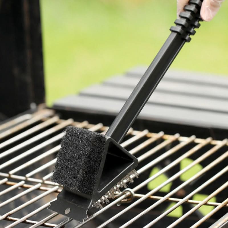 Grill Brush Set Heavy-Duty Heat-Resistant Handle
