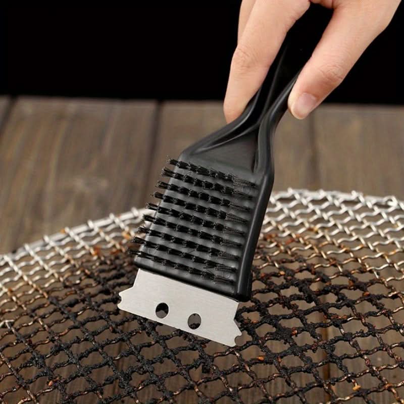 Grill Brush Set Heavy-Duty Heat-Resistant Handle