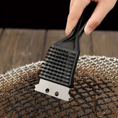 Grill Brush Set Heavy-Duty Heat-Resistant Handle