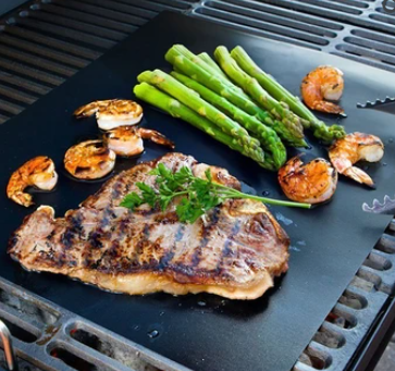 Grill Mat Set Non-Stick Heat-Resistant Set of 2