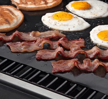 Grill Mat Set Non-Stick Heat-Resistant Set of 2