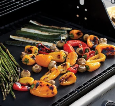 Grill Mat Set Non-Stick Heat-Resistant Set of 2