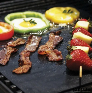 Grill Mat Set Non-Stick Heat-Resistant Set of 2