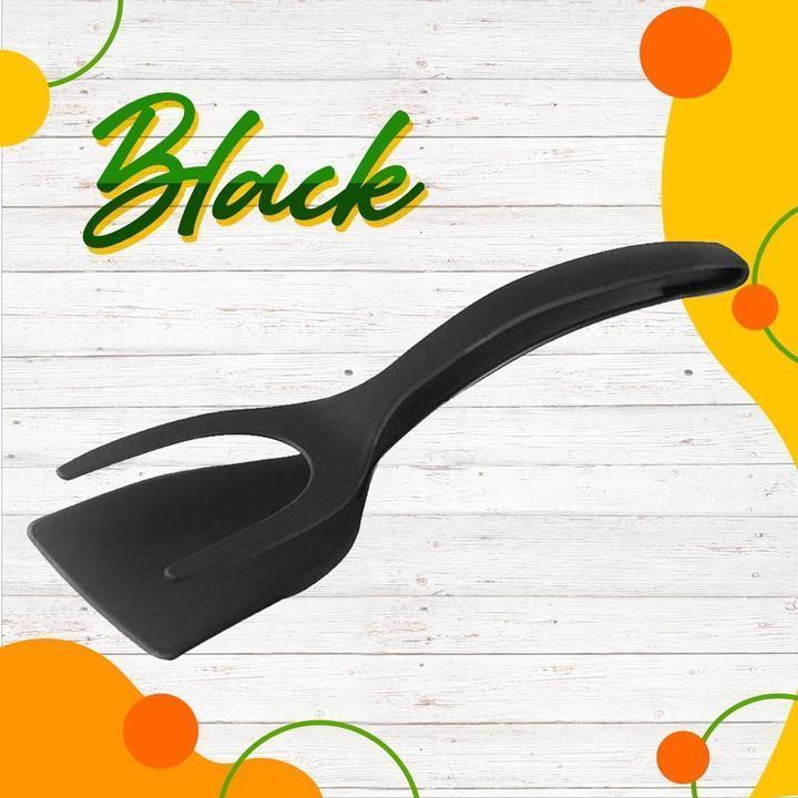 Grill Tongs 2-in-1 Silicone Non-Scratch Heat-Resistant