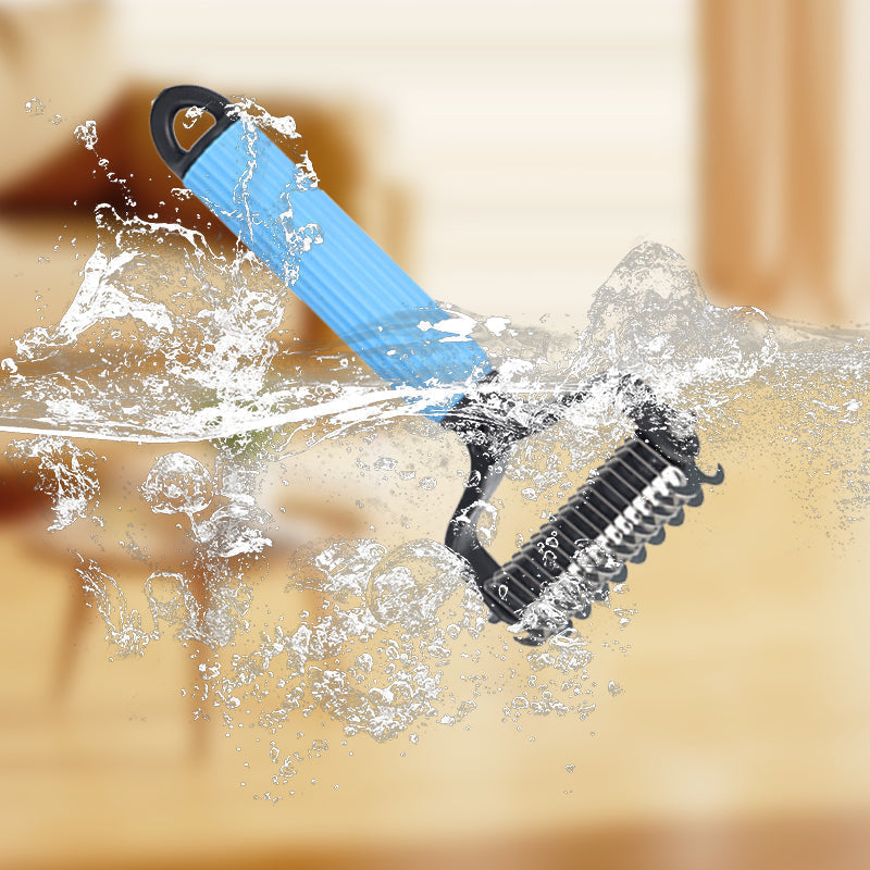 Grooming Brush Dog & Cat Safety Blades Ergonomic Handle