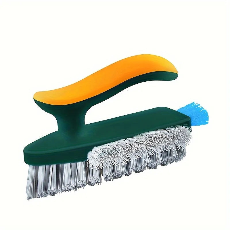 Grout Cleaning Brush 4-in-1 V-Shaped Bristles Non-Slip Handle