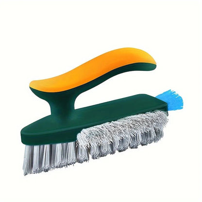 Grout Cleaning Brush 4-in-1 V-Shaped Bristles Non-Slip Handle