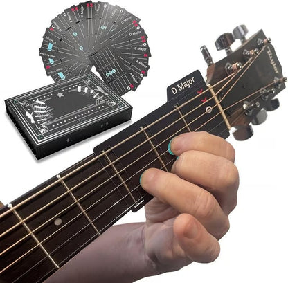 Guitar Chord Card Set Fretboard Overlay & Carrying Case