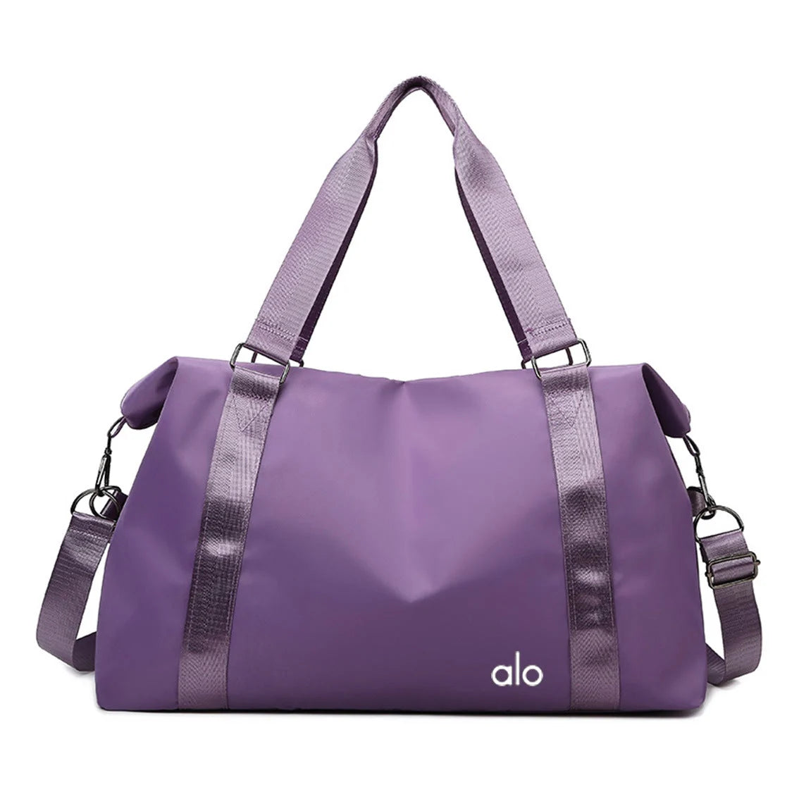 Gym Bag Water-Resistant Padded Shoulder Straps Multiple Pockets