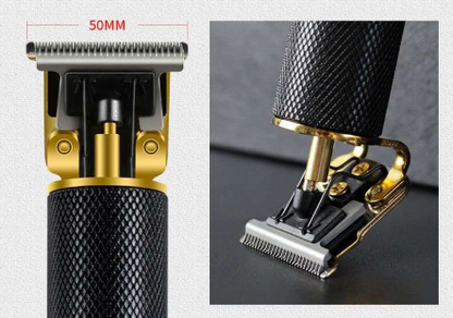 Hair & Beard Trimmer Carbon Steel T-Blade USB Rechargeable