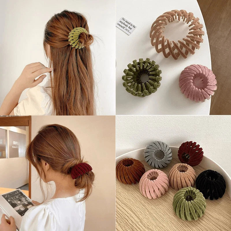 Hair Clip Twist-and-Snap Gentle Grip for Fine Hair