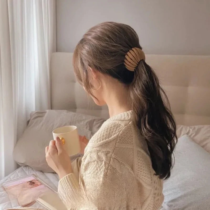 Hair Clip Twist-and-Snap Gentle Grip for Fine Hair