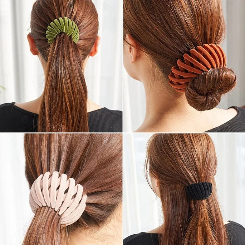 Hair Clip Twist-and-Snap Gentle Grip for Fine Hair