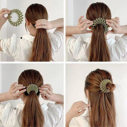 Hair Clip Twist-and-Snap Gentle Grip for Fine Hair