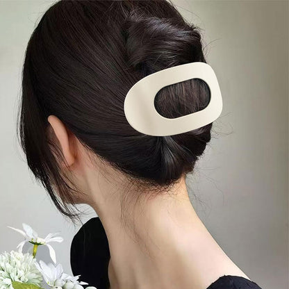 Hair Clips Oval Ergonomic Matte Non-Slip