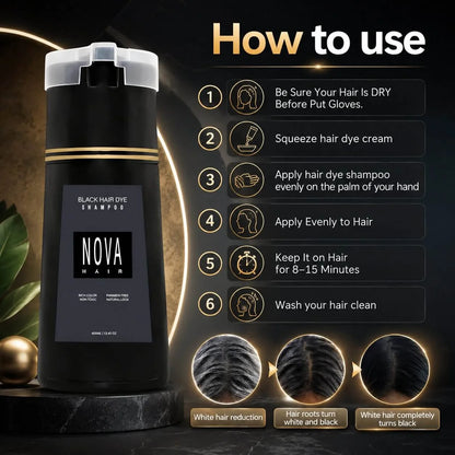 Hair Colour Shampoo Colour-Depositing Ammonia & Peroxide-Free