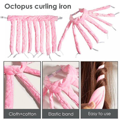 Hair Curling Band Cotton-Satin Heat-Free Overnight