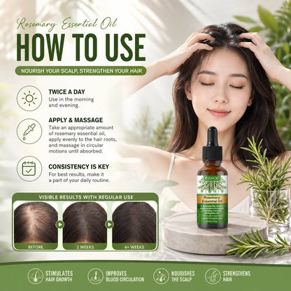 Hair Growth Oil Rosemary Lightweight Scalp-Nourishing