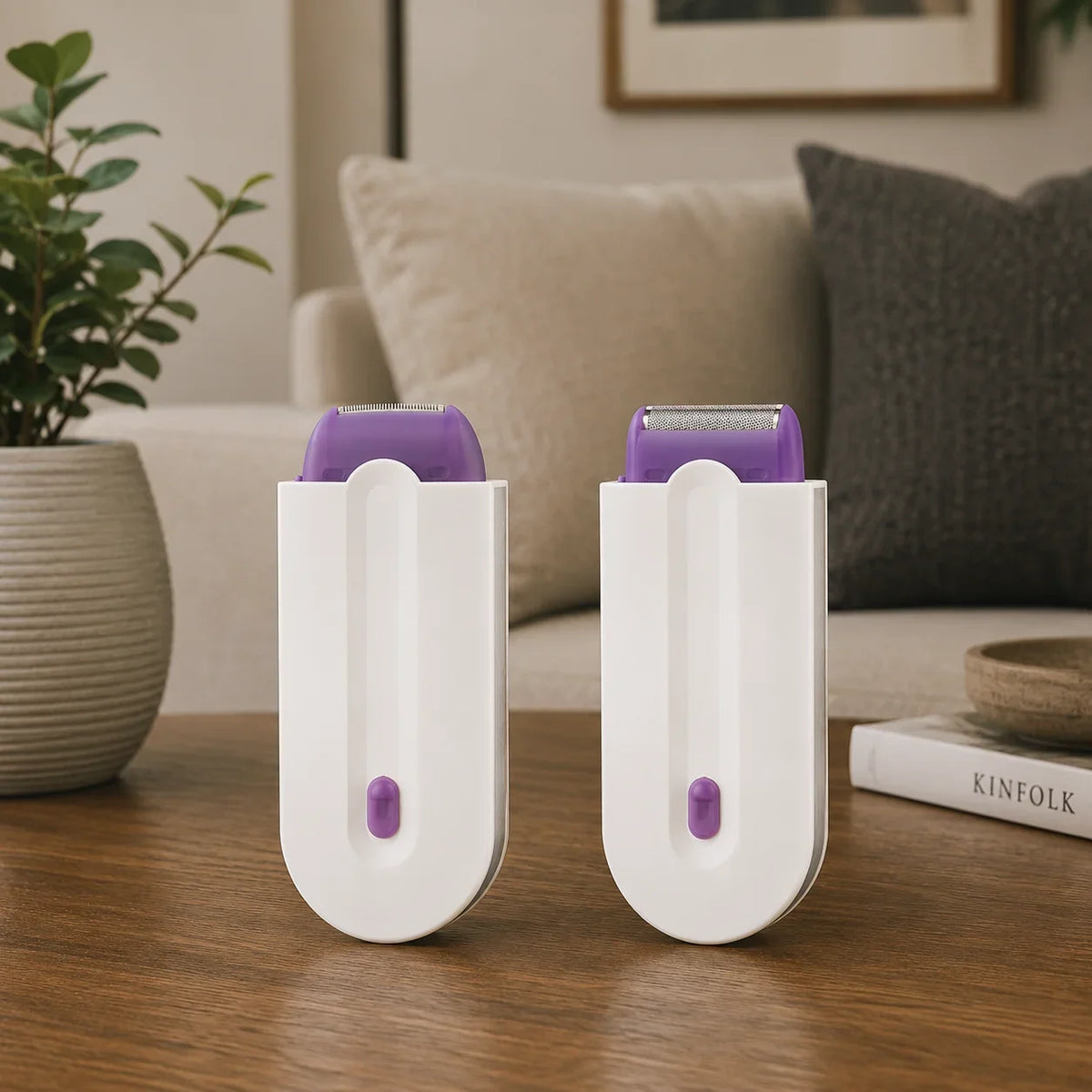 Hair Removal Device Cordless USB Rechargeable Interchangeable Attachments