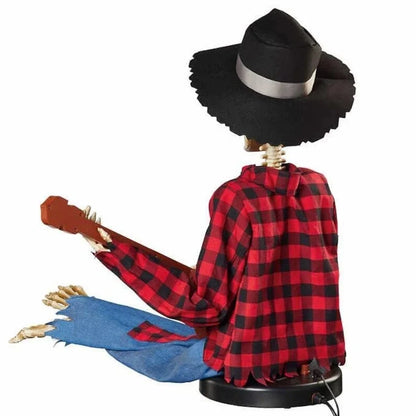 Halloween Decoration Animated Skeleton Duo Motion & Sound Activated