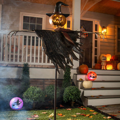 Halloween Garden Stake Metal 67.5-Inch Tall
