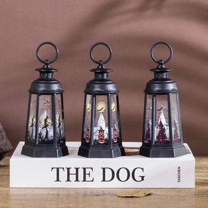 Halloween Lantern Weather-Resistant With Carry Handle
