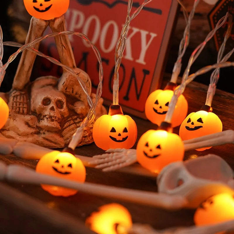 Halloween String Lights Battery-Powered Warm White