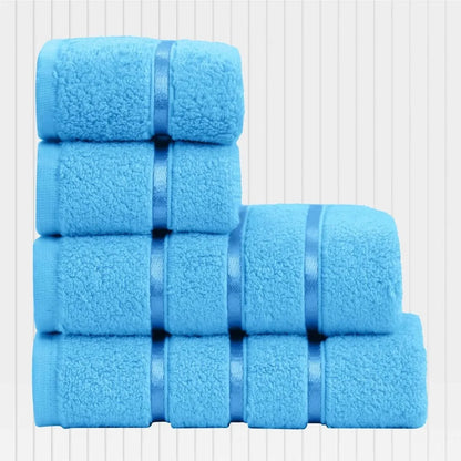Hand & Face Towel Set 100% Cotton Quick-Drying Highly Absorbent
