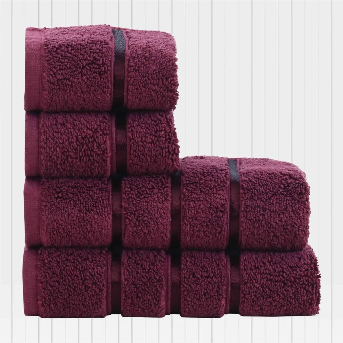 Hand & Face Towel Set 100% Cotton Quick-Drying Highly Absorbent