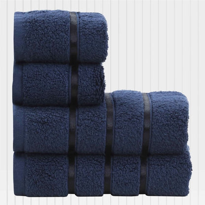 Hand & Face Towel Set 100% Cotton Quick-Drying Highly Absorbent