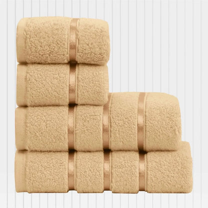 Hand & Face Towel Set 100% Cotton Quick-Drying Highly Absorbent