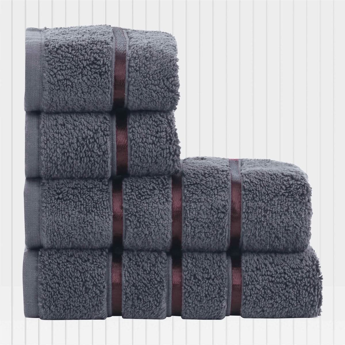 Hand & Face Towel Set 100% Cotton Quick-Drying Highly Absorbent