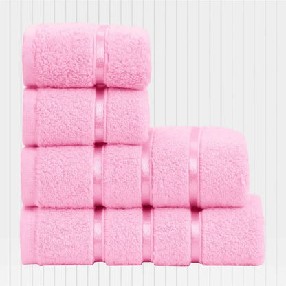 Hand & Face Towel Set 100% Cotton Quick-Drying Highly Absorbent