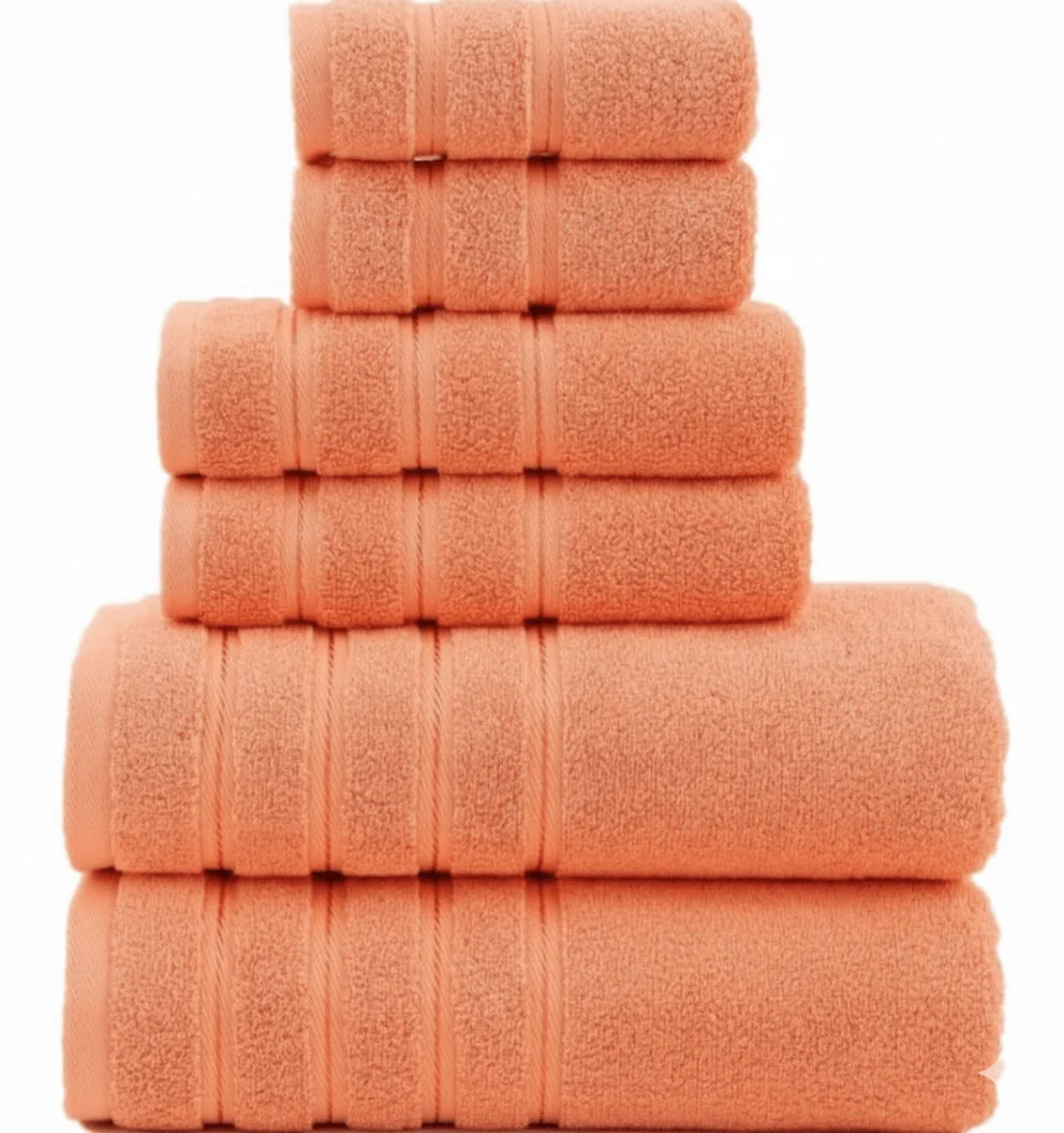 Hand & Face Towel Set 100% Cotton Quick-Drying Highly Absorbent