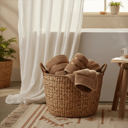 Hand & Face Towel Set 100% Cotton Quick-Drying Highly Absorbent