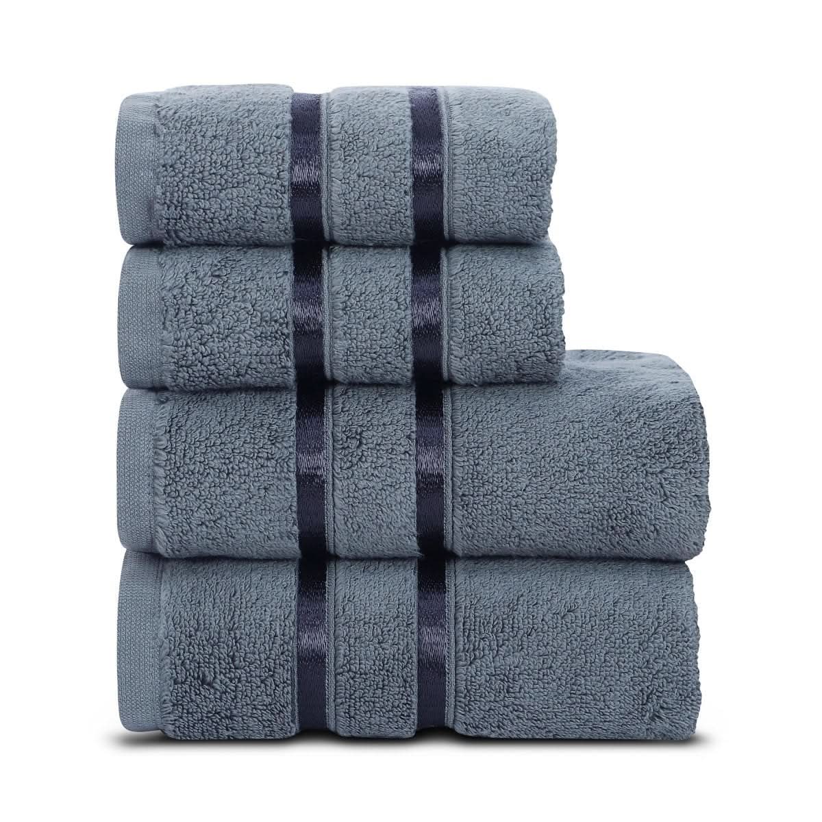 Hand & Face Towel Set 100% Cotton Quick-Drying Highly Absorbent