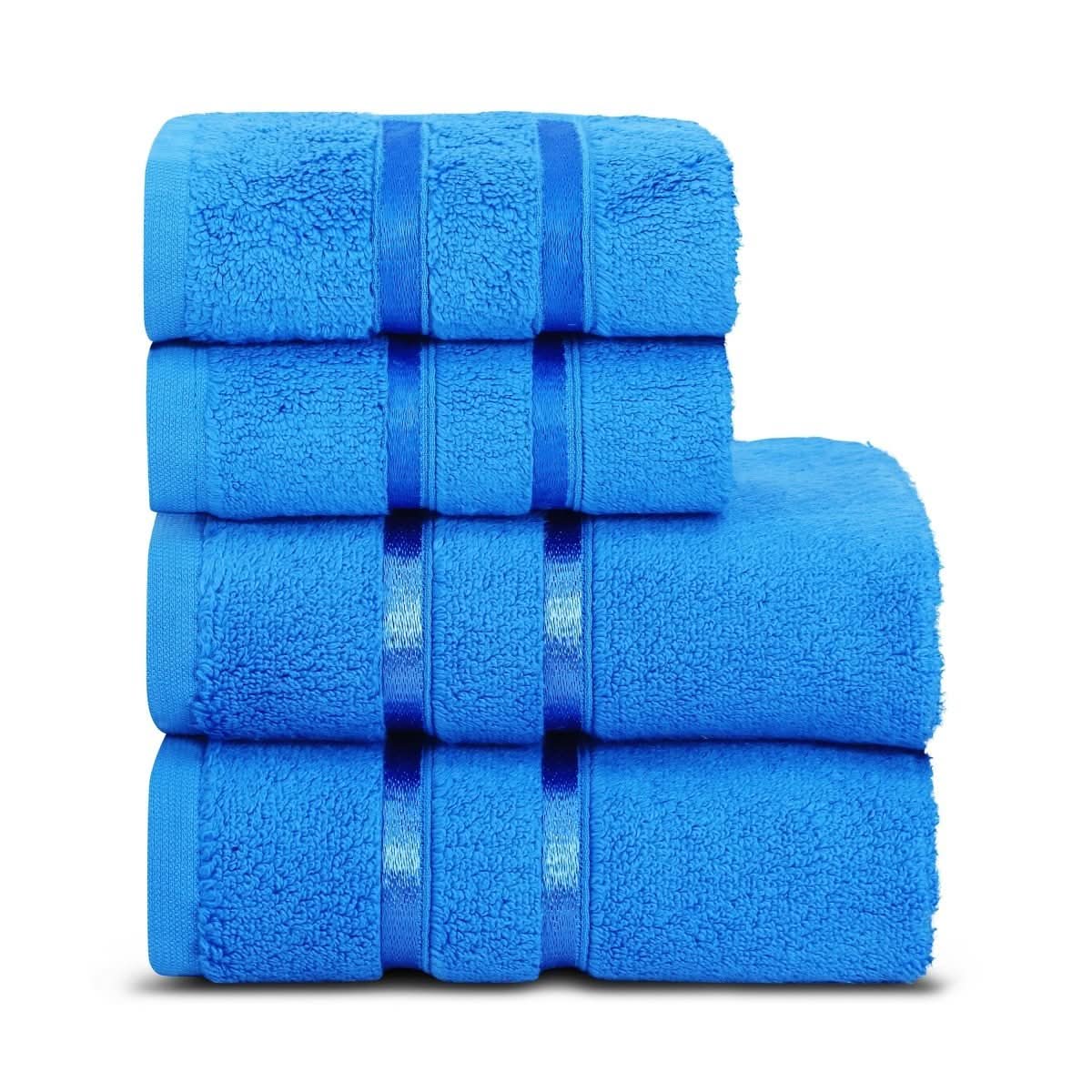Hand & Face Towel Set 100% Cotton Quick-Drying Highly Absorbent