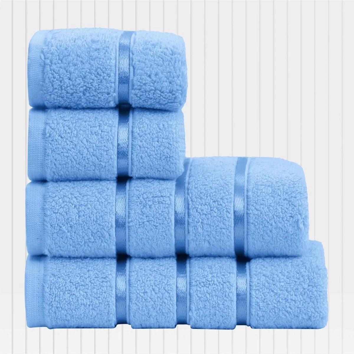 Hand & Face Towel Set 100% Cotton Quick-Drying Highly Absorbent