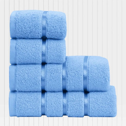 Hand & Face Towel Set 100% Cotton Quick-Drying Highly Absorbent