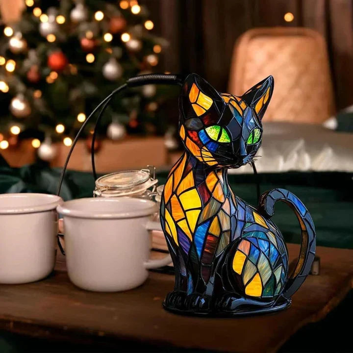 Handcrafted Cat Lamp with Glow – Mood Lighting and Gift Inspiration